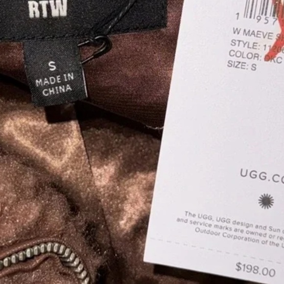 Women’s UGG Maeve Sherpa Jacket NEW - Picture 5 of 5